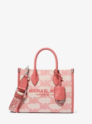 Mirella Small Logo Jacquard Crossbody Bag 